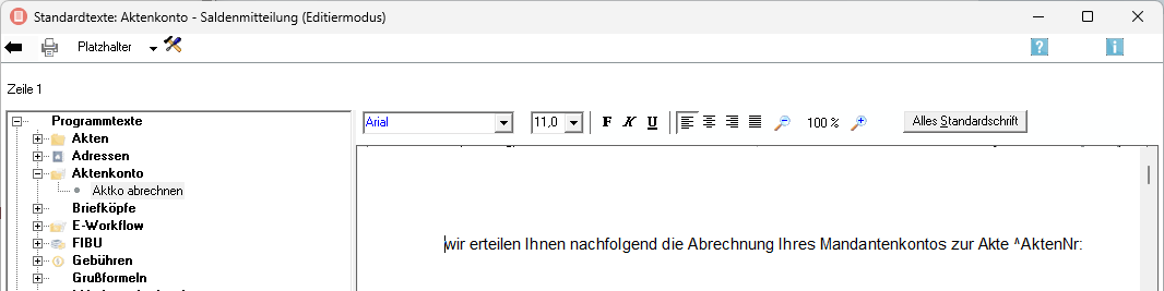 Kanzlei standardtexte Editiermodus2.png